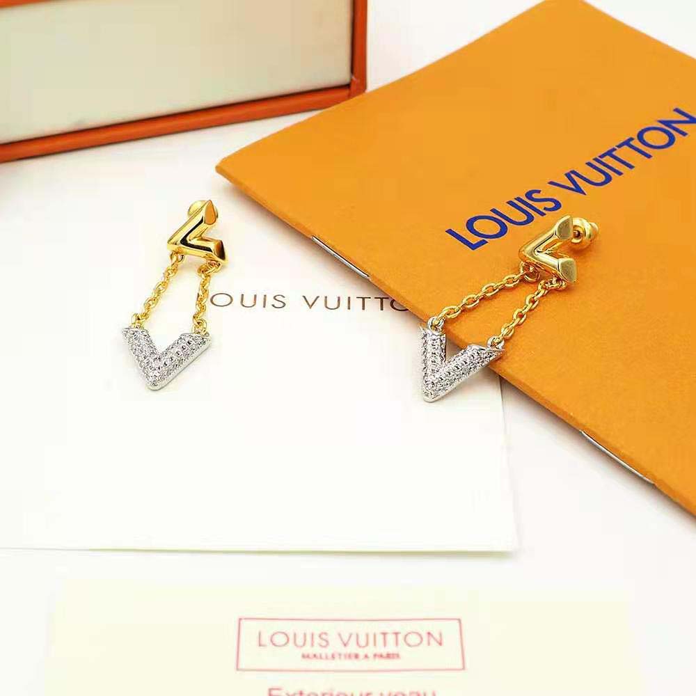 Louis Vuitton Women LV Volt Upside Down Earrings (7)