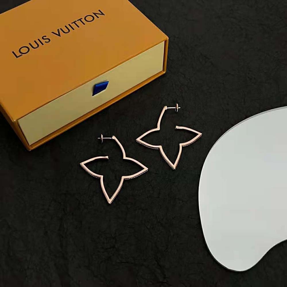 Louis Vuitton Women Louis Vuitton Blossom XL Hoops (2)