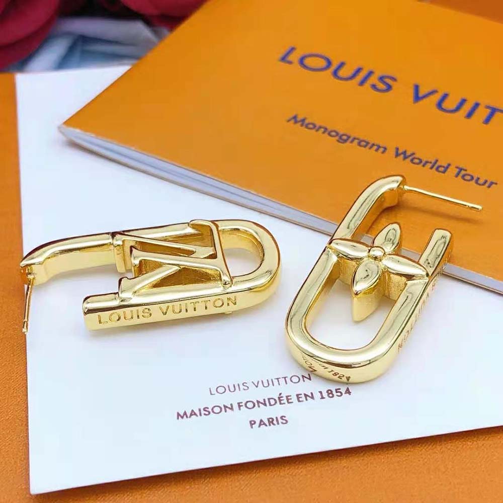 Louis Vuitton Women My LV Chain Earrings (5)