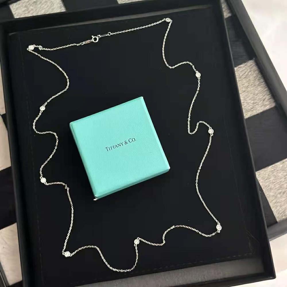 Tiffany Elsa Peretti Diamonds by the Yard Sprinkle Necklace (2)