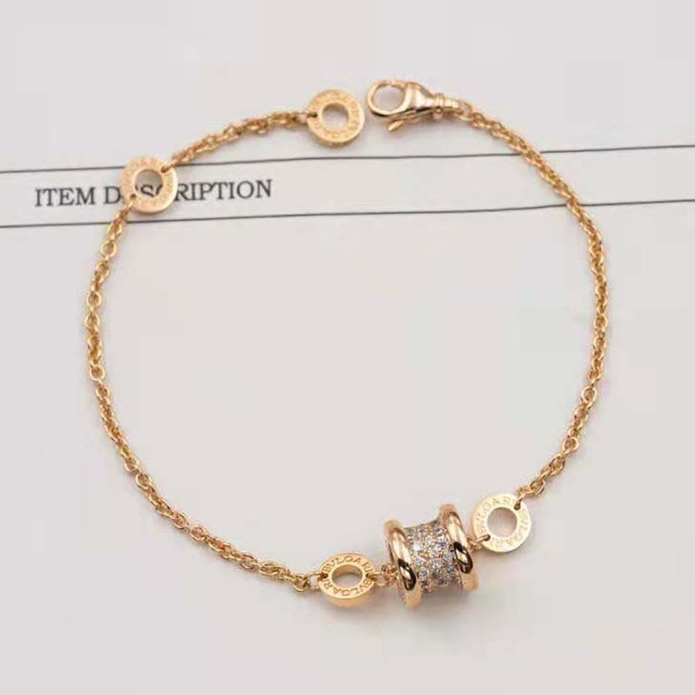 Bulgari B.Zero1 Bracelet in Rose Gold-350896 (2)