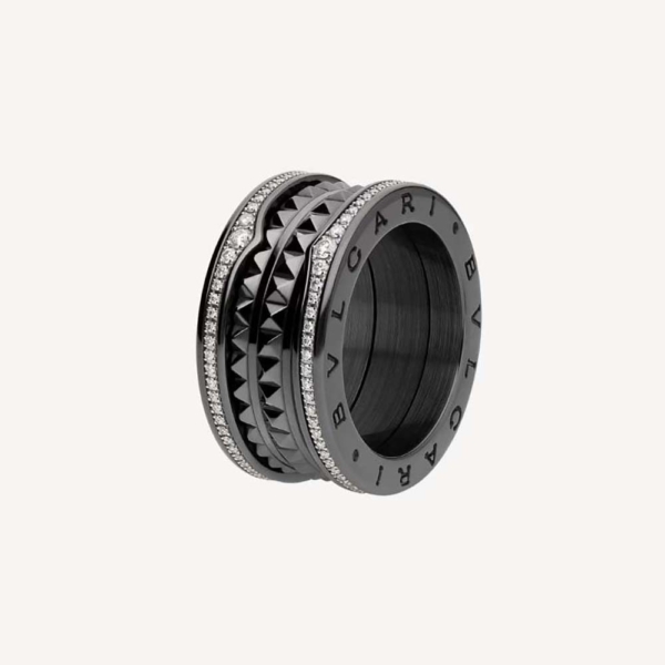 Bulgari B.zero1 Ring in White Gold-358674 (1)