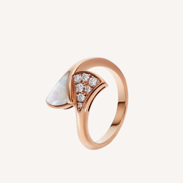 Bulgari DIVAS’ DREAM Ring in Rose Gold-353804 (1)