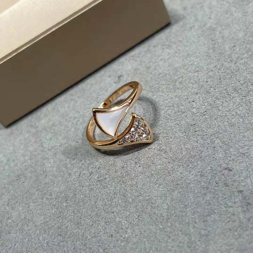 Bulgari DIVAS’ DREAM Ring in Rose Gold-353804 (4)