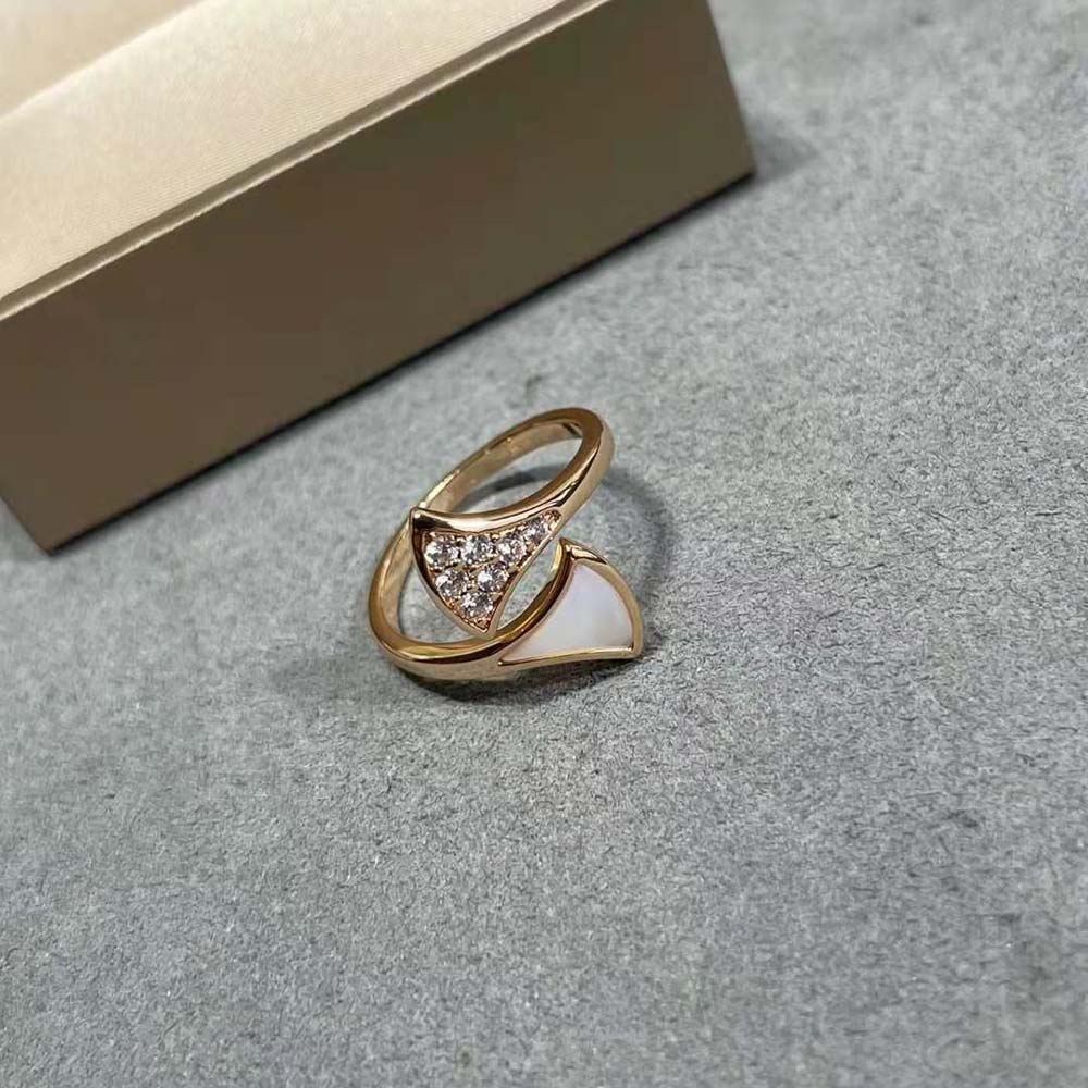 Bulgari DIVAS’ DREAM Ring in Rose Gold-353804 (7)