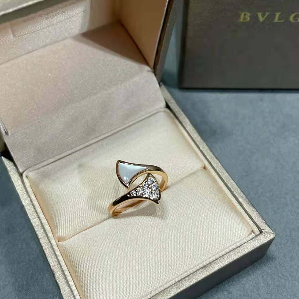 Bulgari DIVAS’ DREAM Ring in Rose Gold-353804 (9)