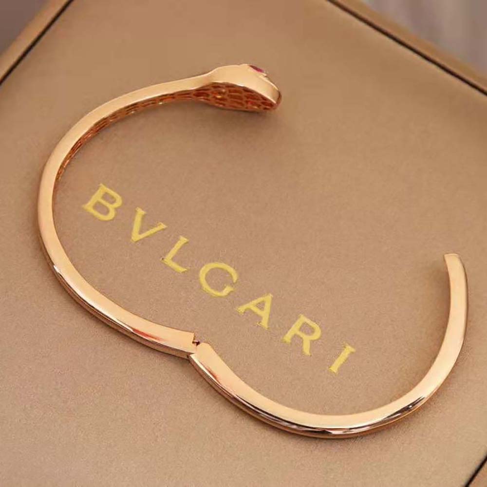 Bulgari Serpenti Seduttori Bracelet in Rose Gold-352819 (4)
