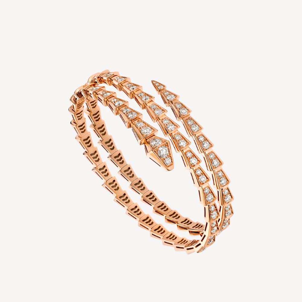 Bulgari Serpenti Viper Bracelet in Rose Gold-357270