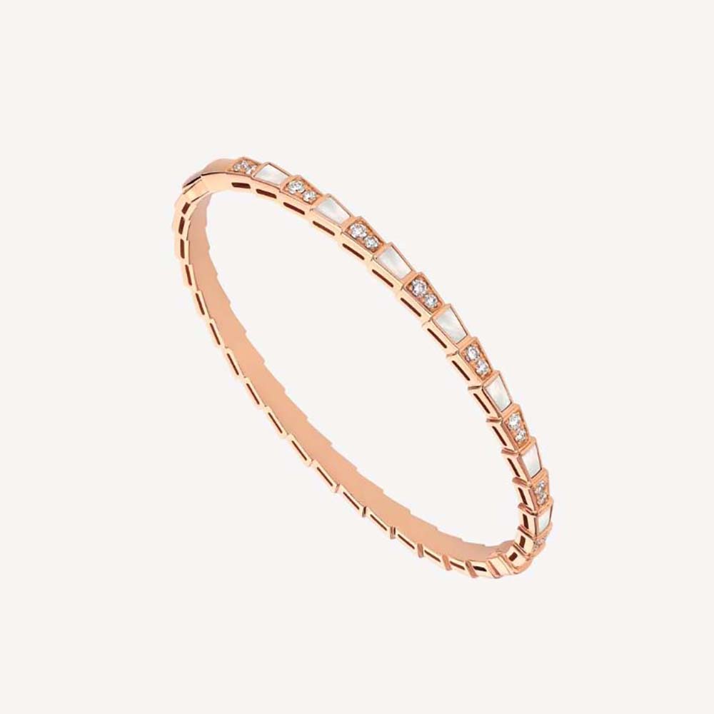 Bulgari Serpenti Viper Bracelet in Rose Gold-358476 (1)