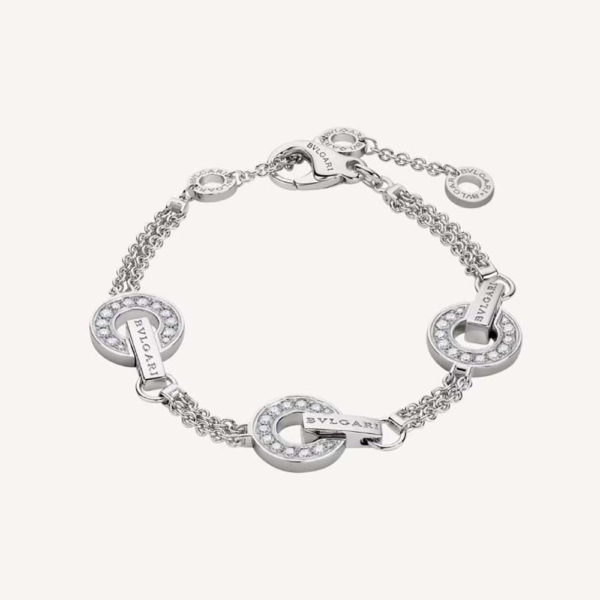 Bulgari Women BVLGARI BVLGARI Bracelet in White Gold-357939 (1)