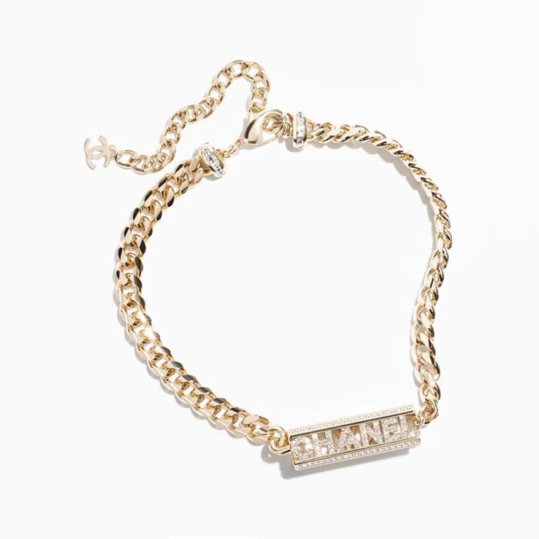 Chanel Women Choker in Metal & Strass-NR609 (1)