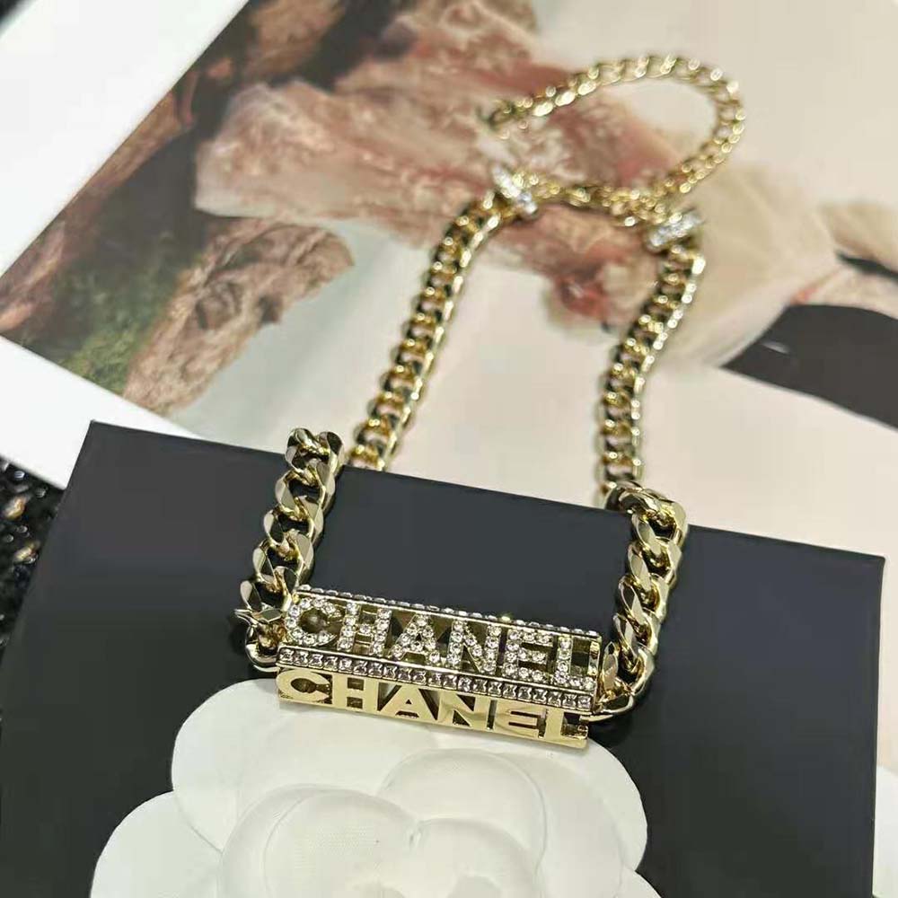 Chanel Women Choker in Metal & Strass-NR609 (5)