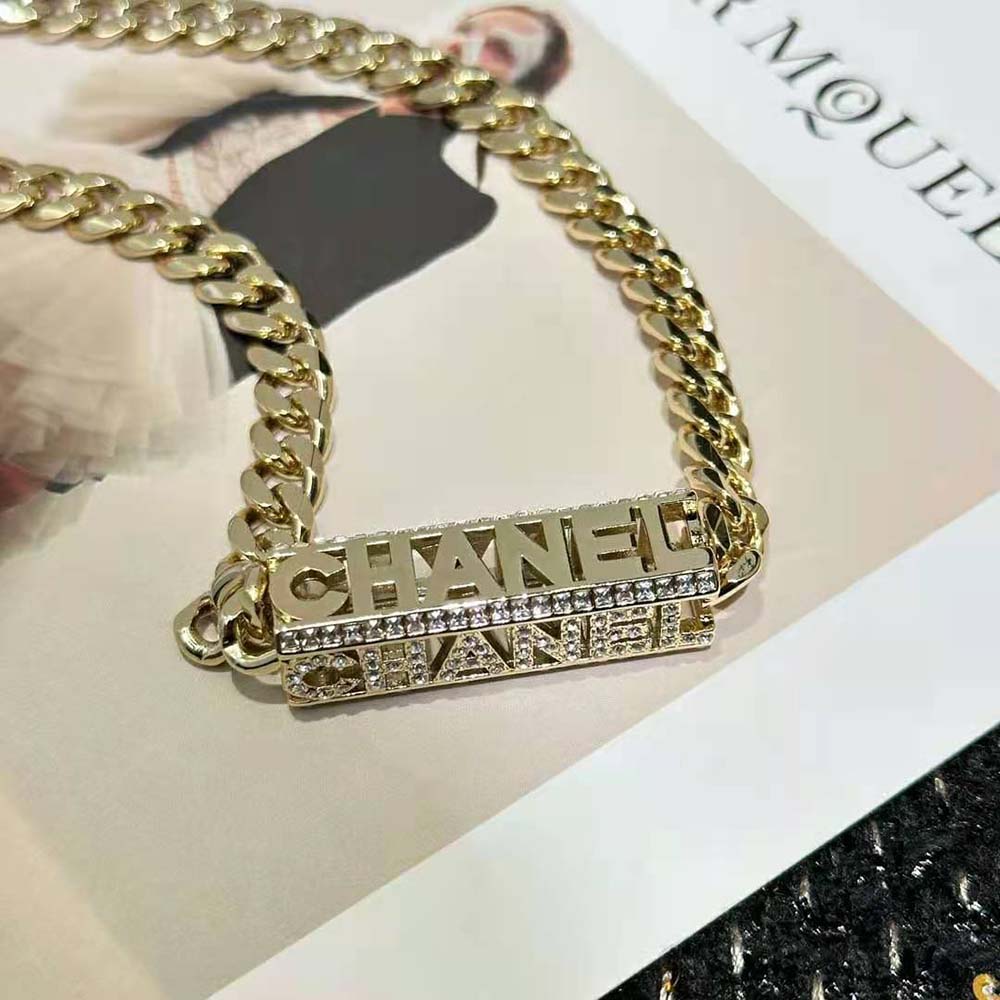 Chanel Women Choker in Metal & Strass-NR609 (7)