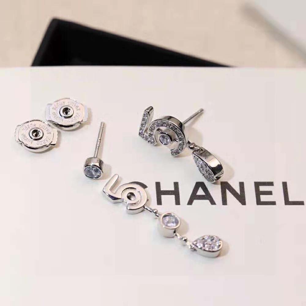 Chanel Women Eternal N°5 Transformable Earrings-J11992 (5)