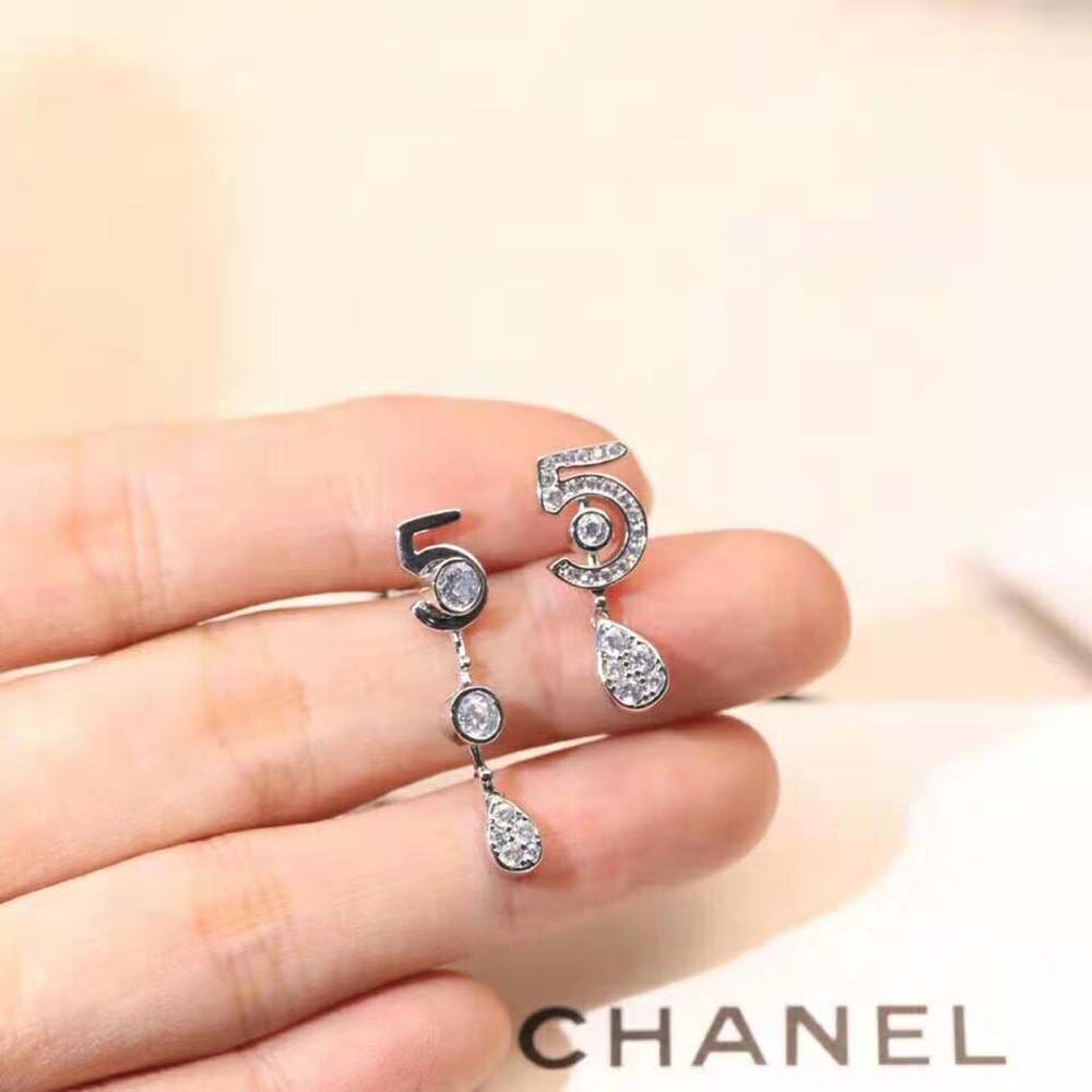 Chanel Women Eternal N°5 Transformable Earrings-J11992 (6)