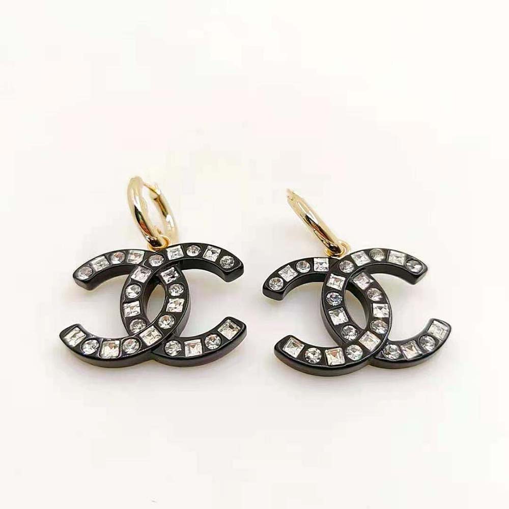 Chanel Women Pendant Earrings Brooch in Metal Resin & Strass-NU644 (2)