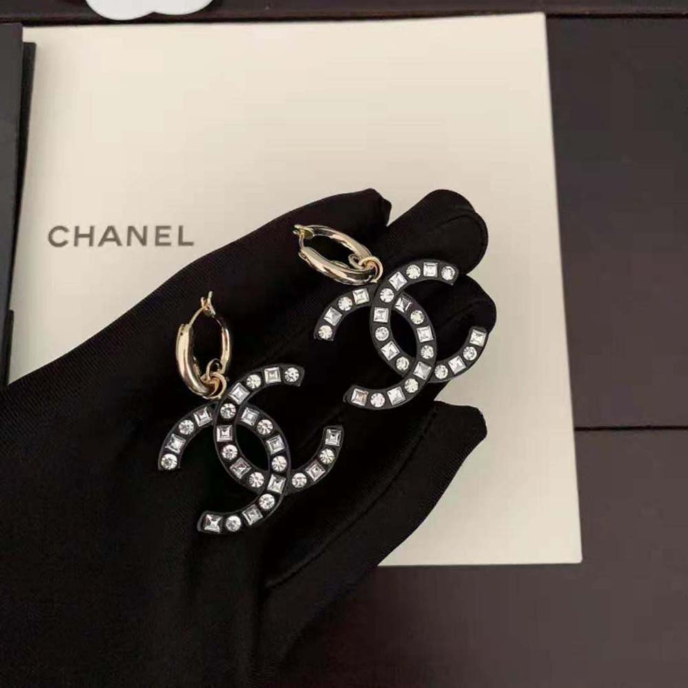 Chanel Women Pendant Earrings Brooch in Metal Resin & Strass-NU644 (4)