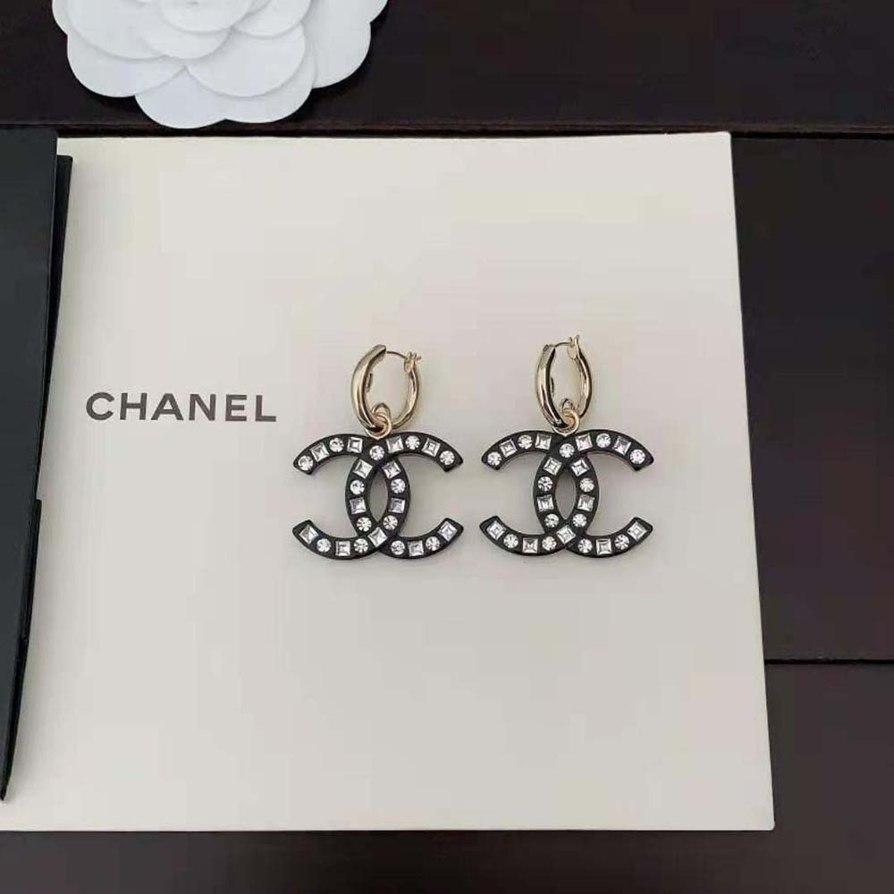 Chanel Women Pendant Earrings Brooch in Metal Resin & Strass-NU644 (5)