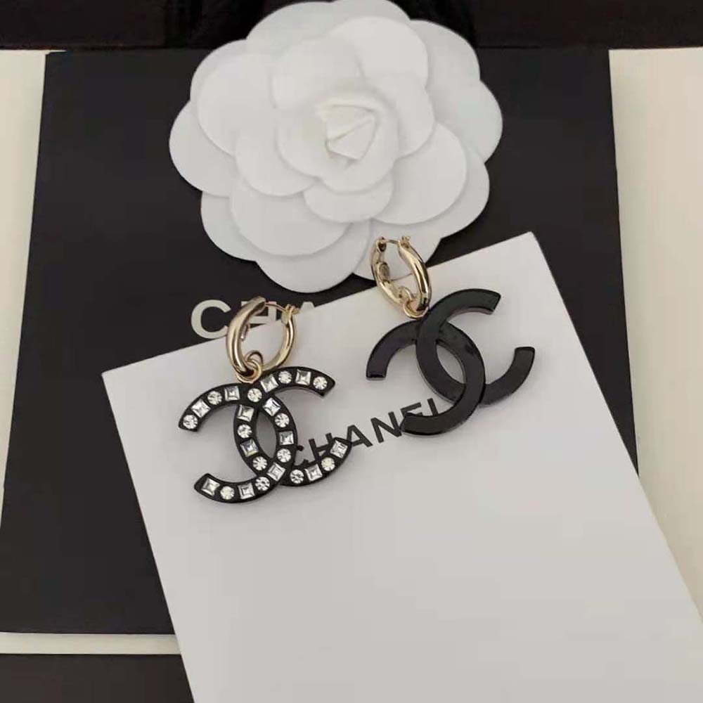 Chanel Women Pendant Earrings Brooch in Metal Resin & Strass-NU644 (7)