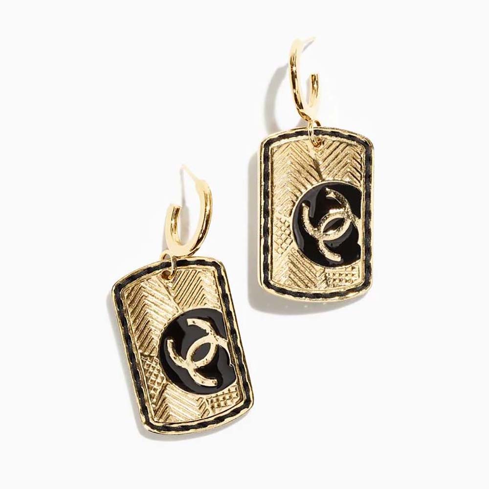 Chanel Women Pendant Earrings in Metal & Resin-NU637 (1)