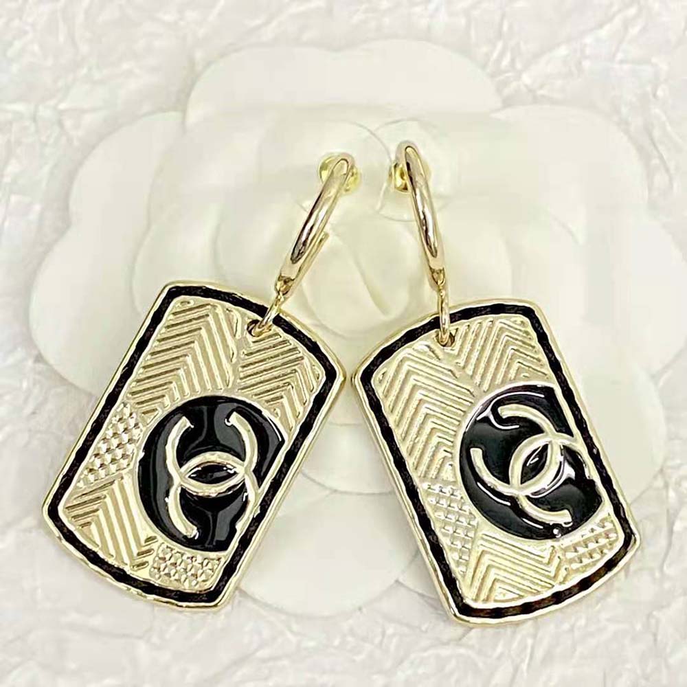 Chanel Women Pendant Earrings in Metal & Resin-NU637 (4)