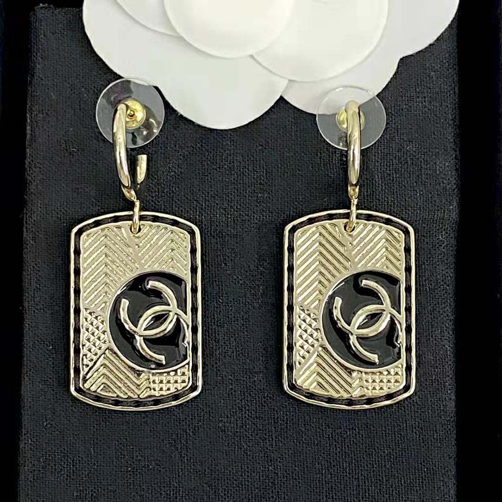 Chanel Women Pendant Earrings in Metal & Resin-NU637 (7)