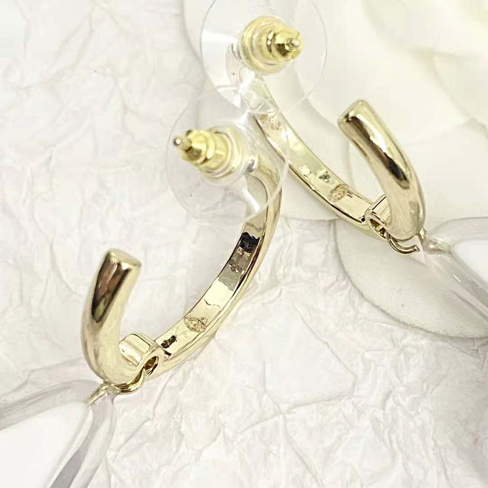 Chanel Women Pendant Earrings in Metal & Resin-NU678 (5)