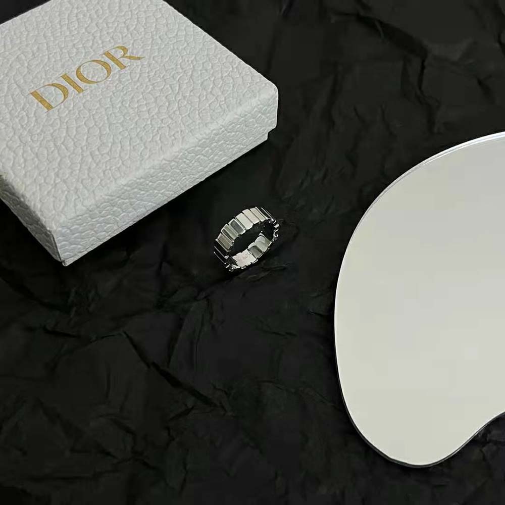 Dior Women Gem Dior Ring White Gold-JGEM95020_0000 (2)