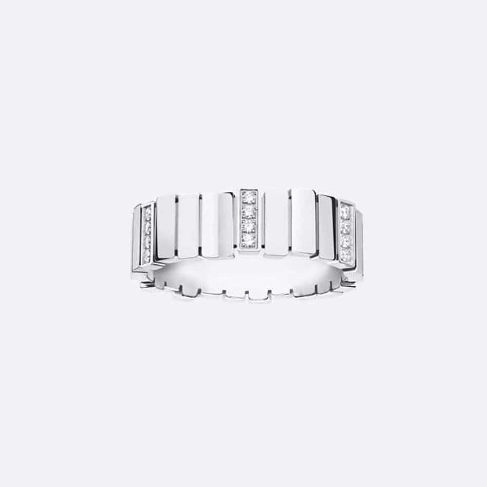 Dior Women Gem Dior Ring White Gold and Diamonds-JGEM95023
