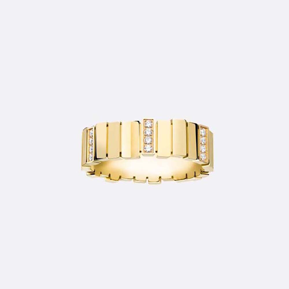 Dior Women Gem Dior Ring Yellow Gold and Diamonds-JGEM95024 (1)