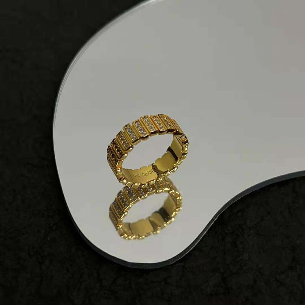 Dior Women Gem Dior Ring Yellow Gold and Diamonds-JGEM95027 (6)