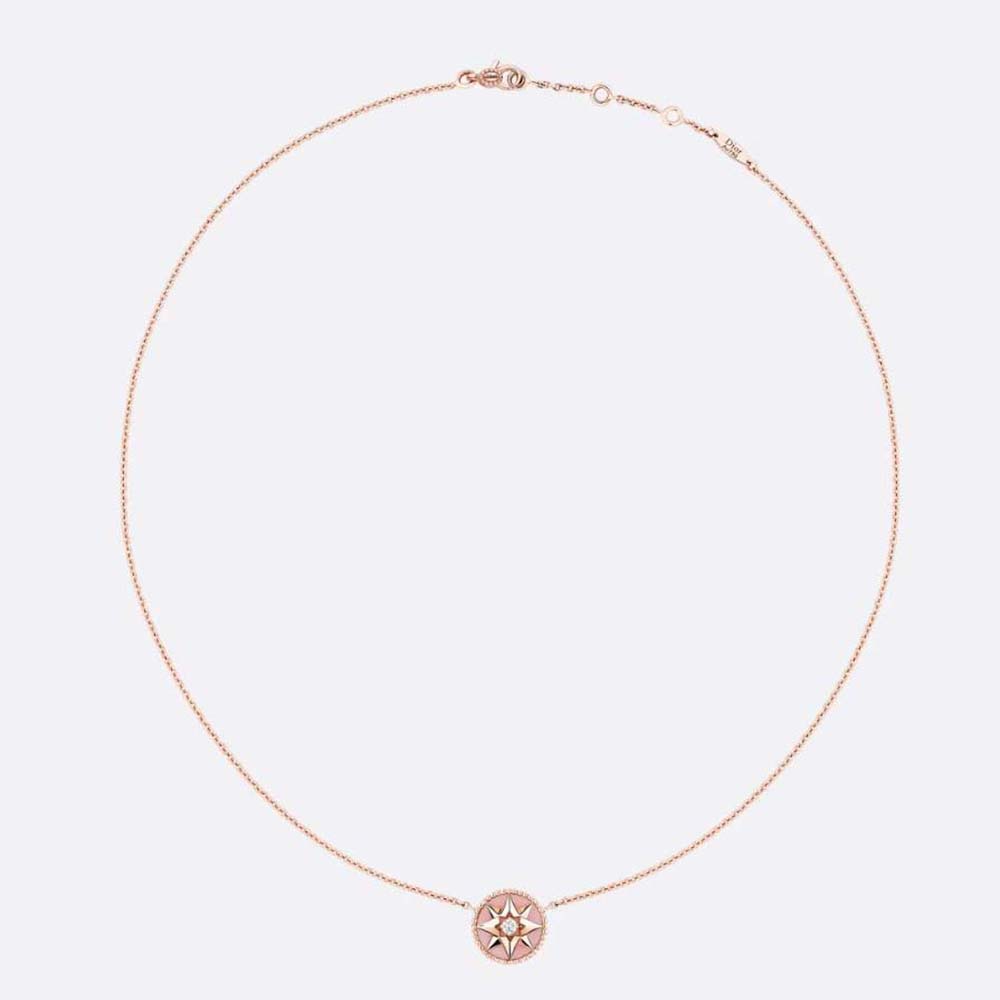 Dior Women Rose des Vents Necklace-JRDV95007