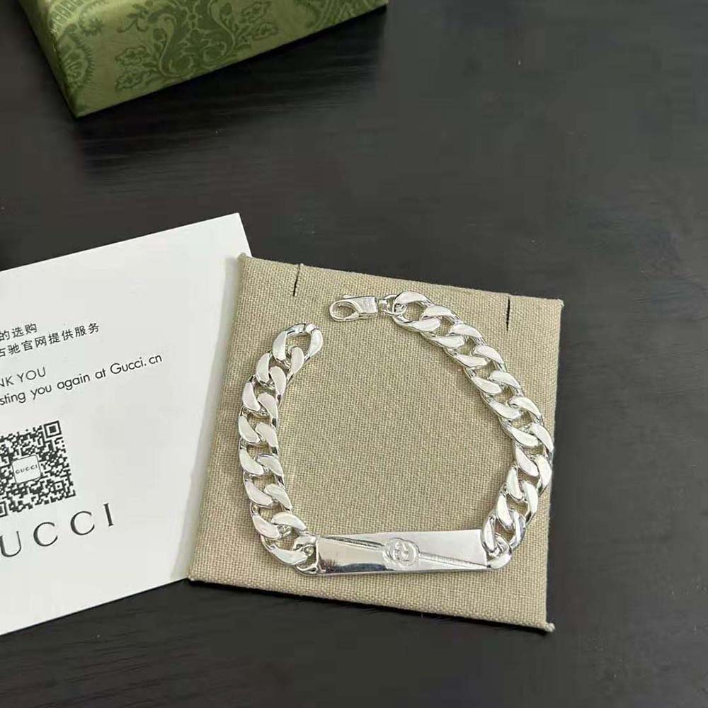 Gucci Unisex Diagonal Interlocking G Bracelet-774054J84008106 (10)