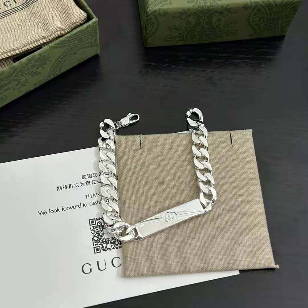 Gucci Unisex Diagonal Interlocking G Bracelet-774054J84008106 (2)