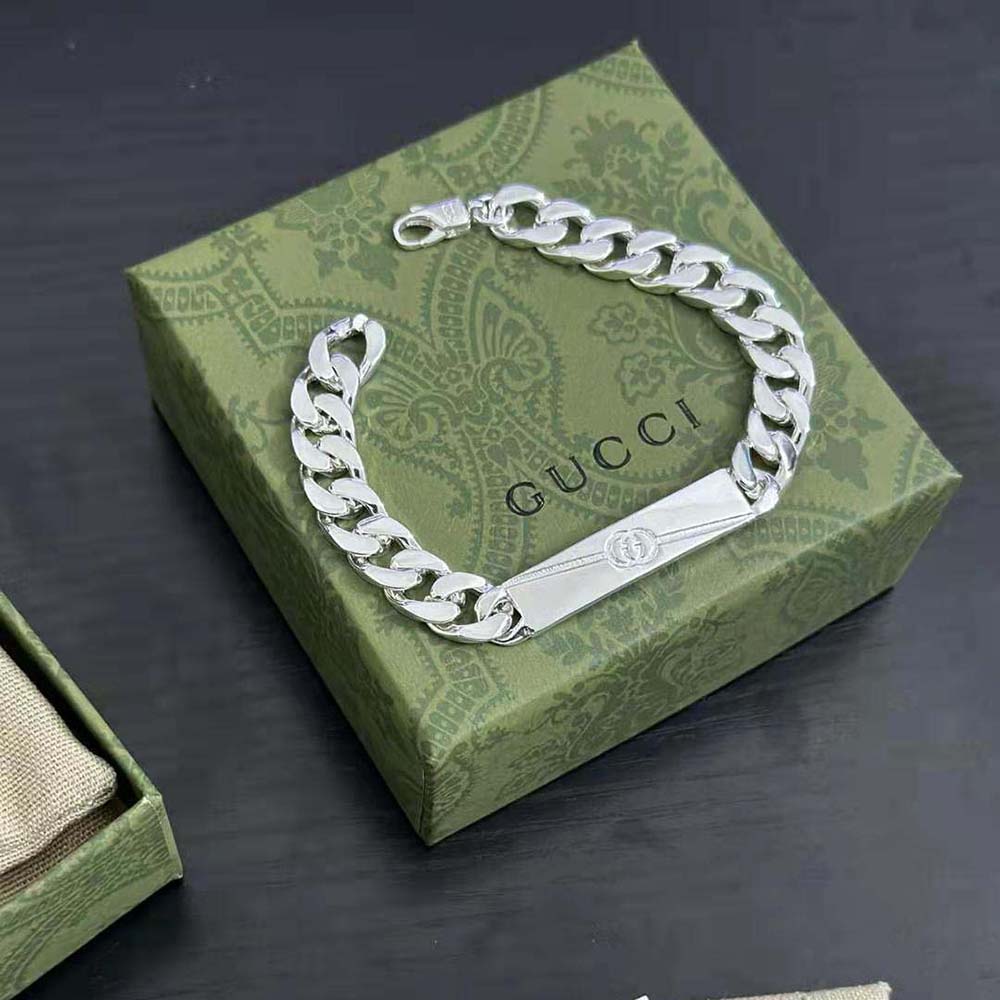 Gucci Unisex Diagonal Interlocking G Bracelet-774054J84008106 (3)
