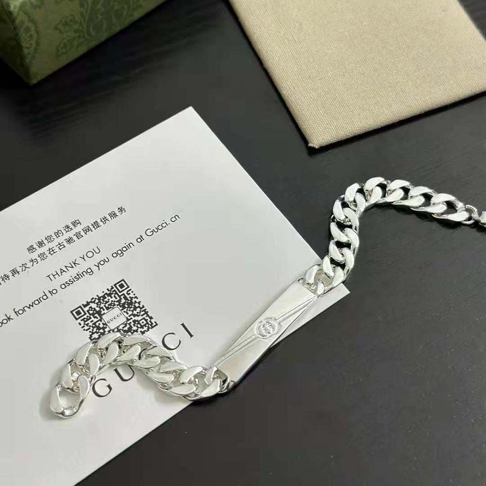 Gucci Unisex Diagonal Interlocking G Bracelet-774054J84008106 (7)