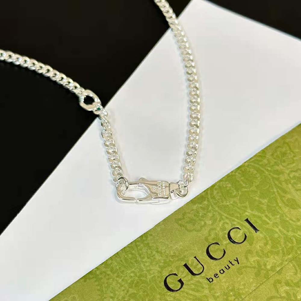 Gucci Unisex Diagonal Interlocking G Necklace-774055J84008106 (8)