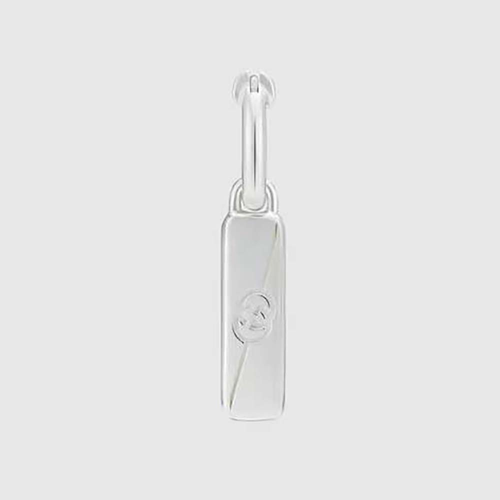 Gucci Unisex Diagonal Interlocking G Single Earring-773755J84008106 (1)