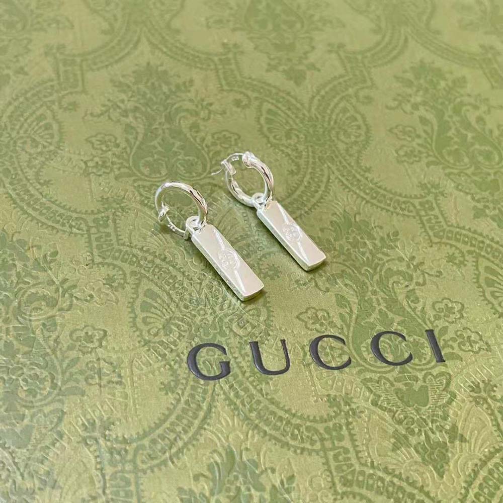 Gucci Unisex Diagonal Interlocking G Single Earring-773755J84008106 (3)