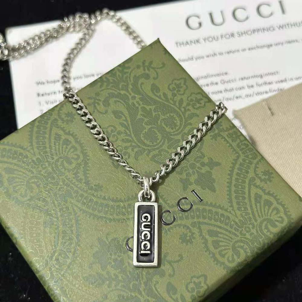 Gucci Unisex Necklace with Enamel Pendant-678714J84101064 (10)