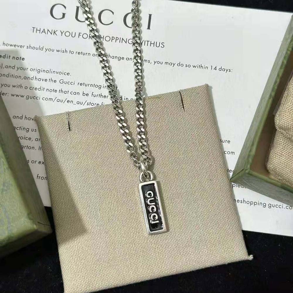 Gucci Unisex Necklace with Enamel Pendant-678714J84101064 (2)