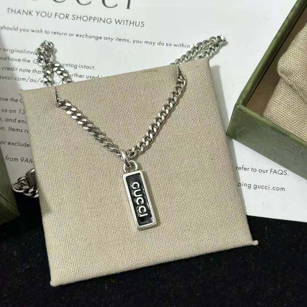 Gucci Unisex Necklace with Enamel Pendant-678714J84101064 (8)