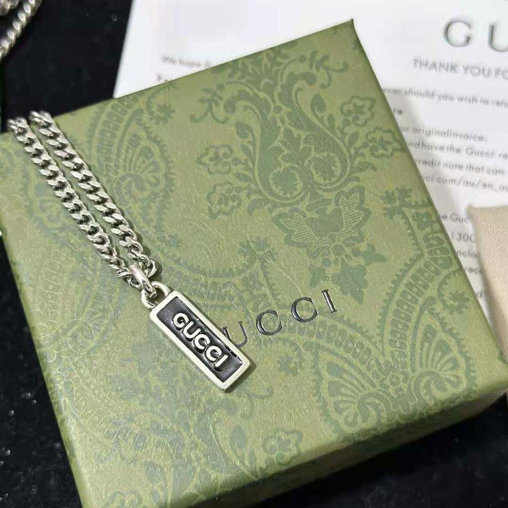 Gucci Unisex Necklace with Enamel Pendant-678714J84101064 (9)