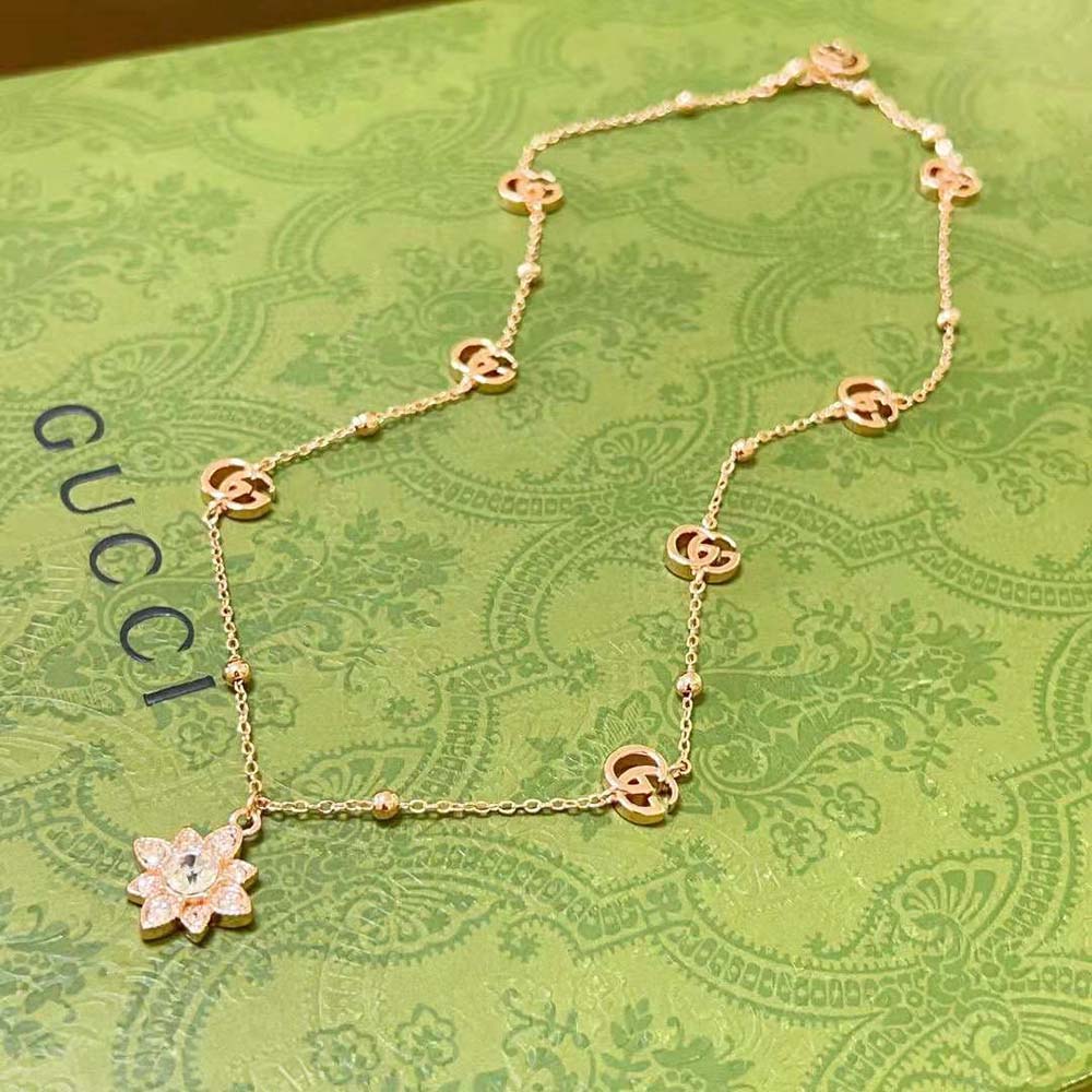 Gucci Women Flora 18k Diamond Necklace-702393J85405702 (3)