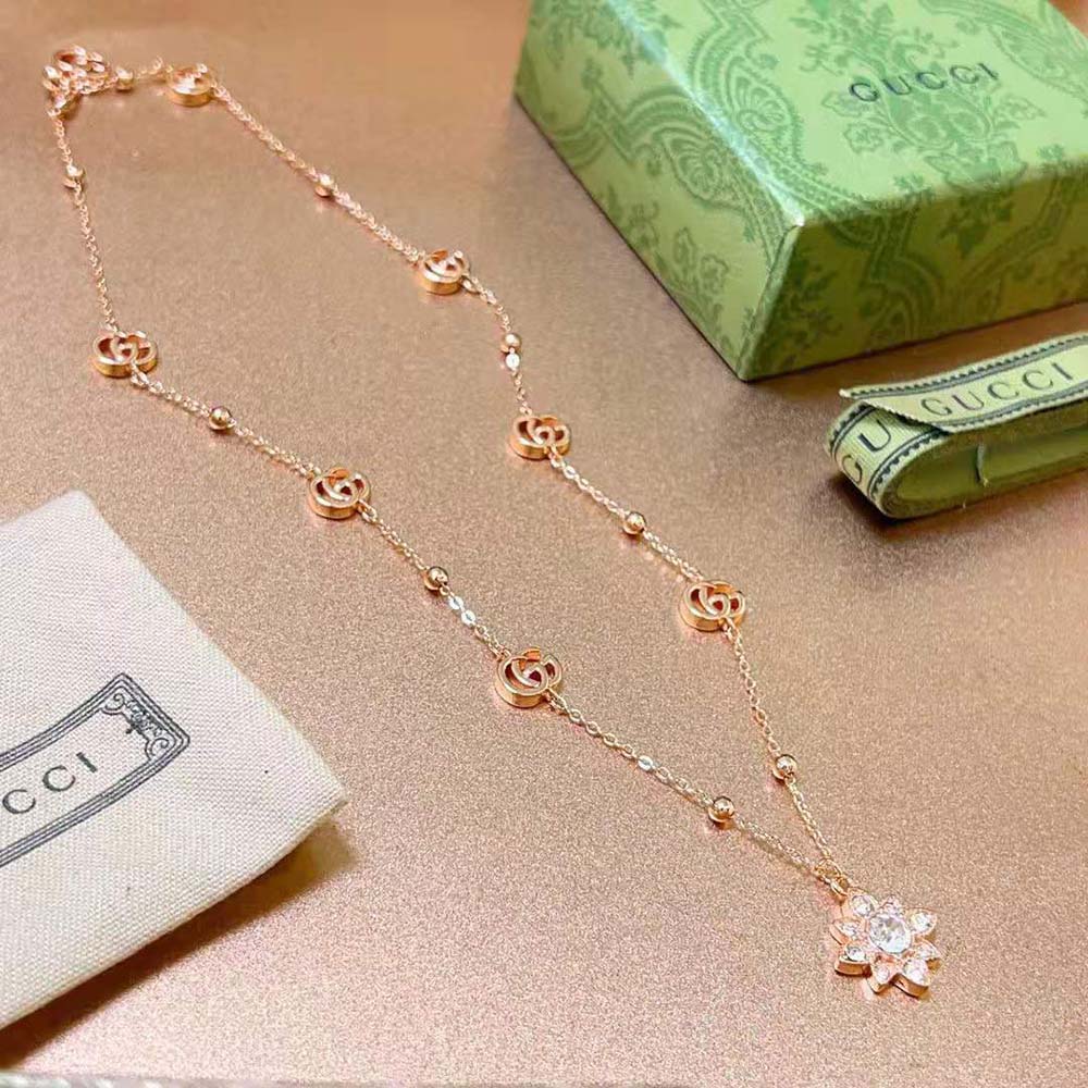 Gucci Women Flora 18k Diamond Necklace-702393J85405702 (7)