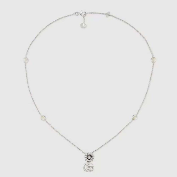 Gucci Women GG Marmont Mother of Pearl Necklace-773231JAAFQ8135 (1)