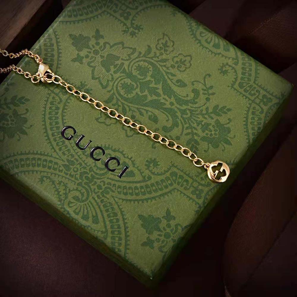 Gucci Women ‘Gucci’ Letter Necklace-774693J1D508031 (5)
