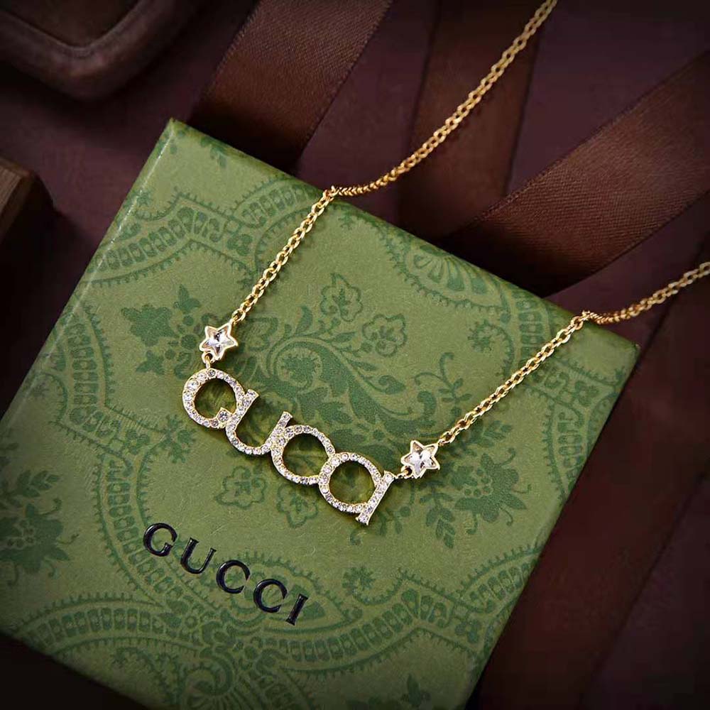 Gucci Women ‘Gucci’ Letter Necklace-774693J1D508031 (6)