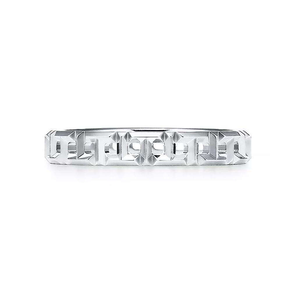 Tiffany T True Narrow Ring in White Gold-62508302