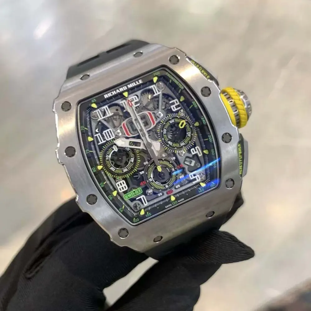 Richard Mille Men RM 11-03 Titanium Felipe Massa Automatic Flyback Chronograph (3)